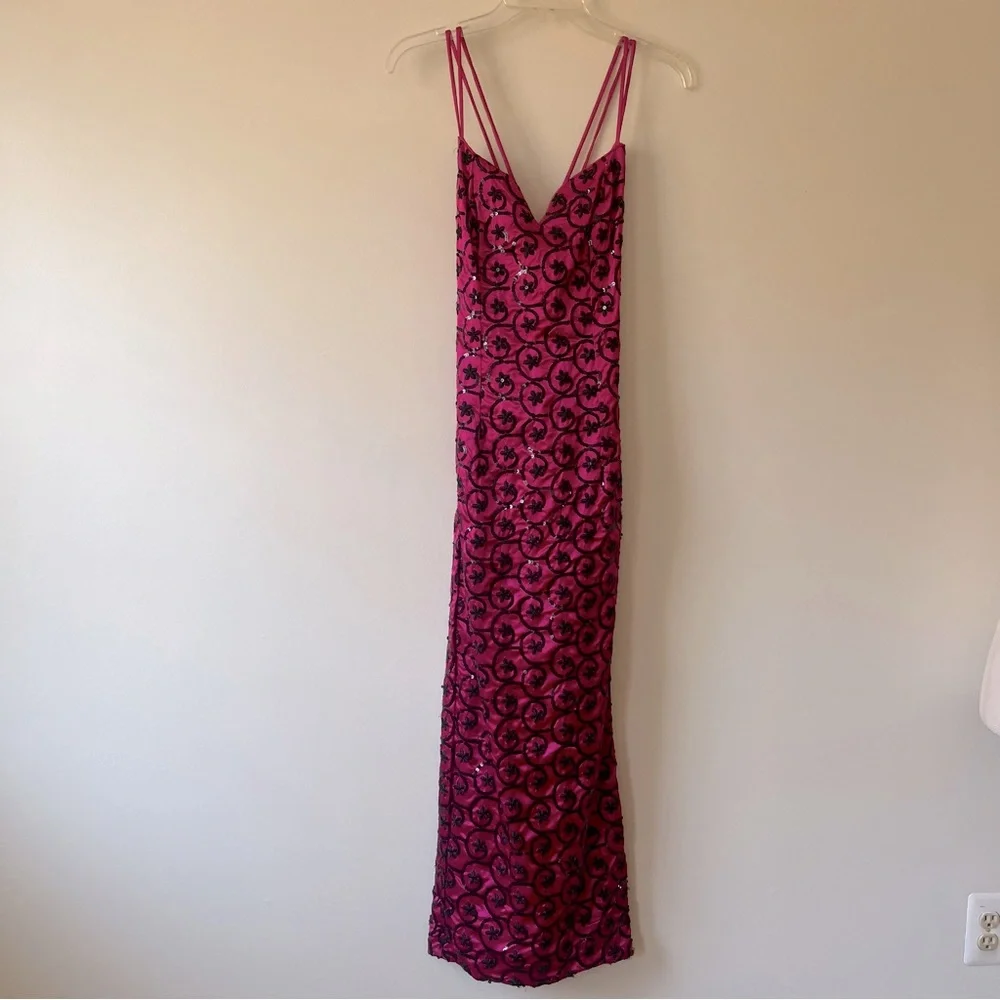 Jessica McClintok Vintage Gunne Sax Sequin Gown